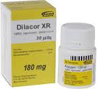 Dilacor Retard (Angiotrofin) 180mg 10 Tabs